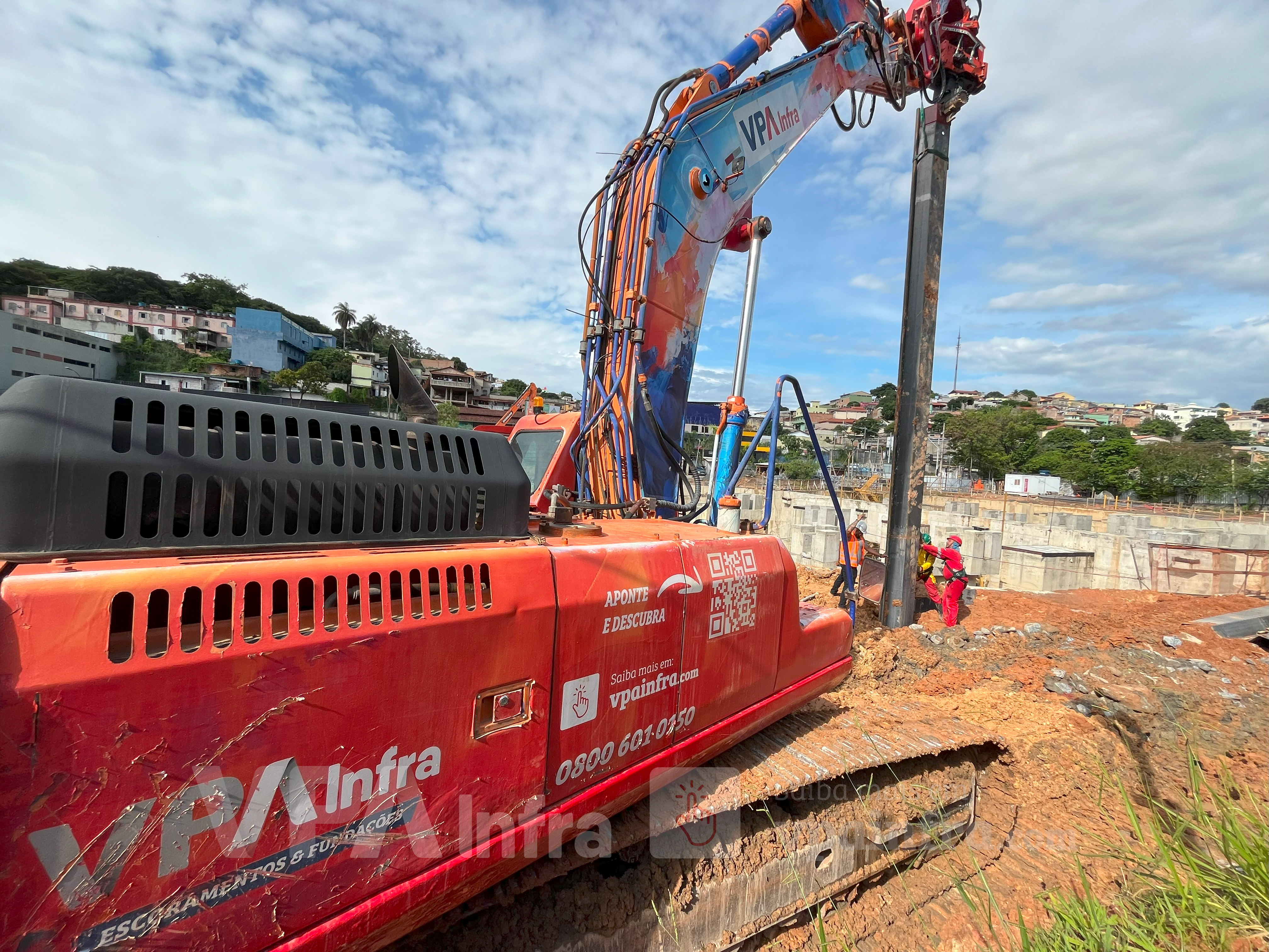 Bacia de contenção para evitar enchentes - Belo Horizonte/MG