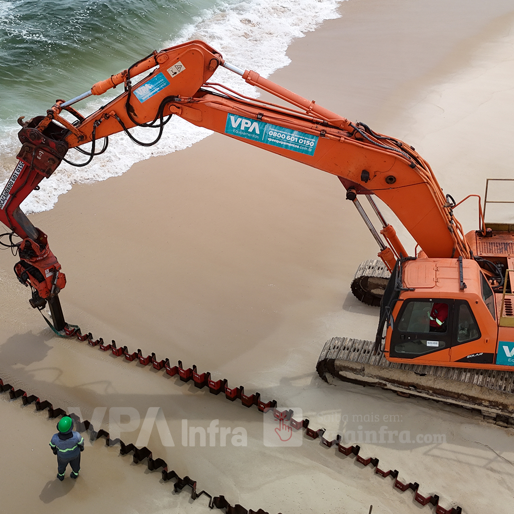 Contenção do avanço das marés em condomínio à Beira Mar - Maricá/RJ