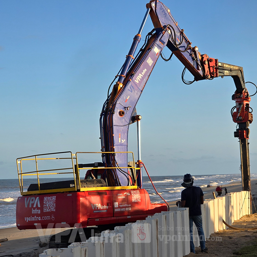 Contenção em Ambiente Marinho - Belmonte - BA