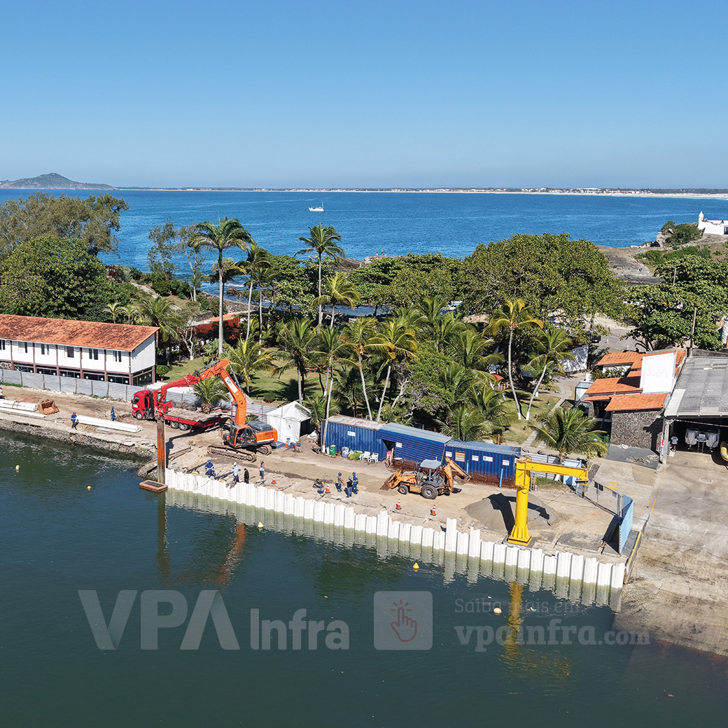 Estacas de PVC para contenção de marina em Cabo Frio Parte Um - Cabo Frio/RJ