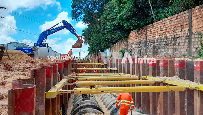 Estaca Prancha Metálica - foto 7 de escoramento e contenção