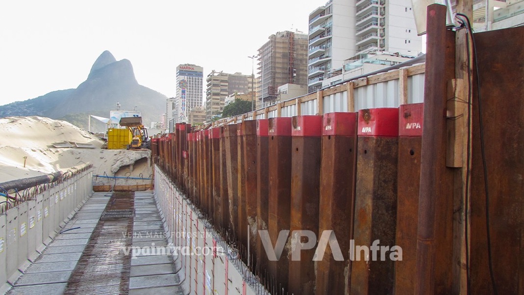 Estaca Prancha Metálica - foto 3 de escoramento e contenção
